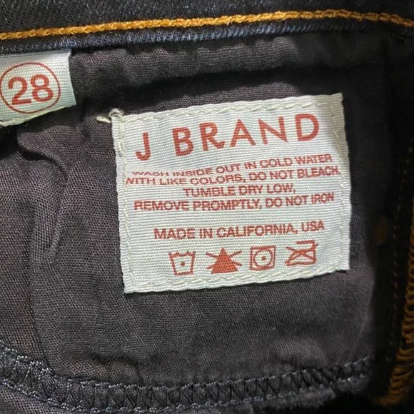 J Brand Skinny dark‎ blue Jeans womens 28 x 29 - Picture 5 of 7